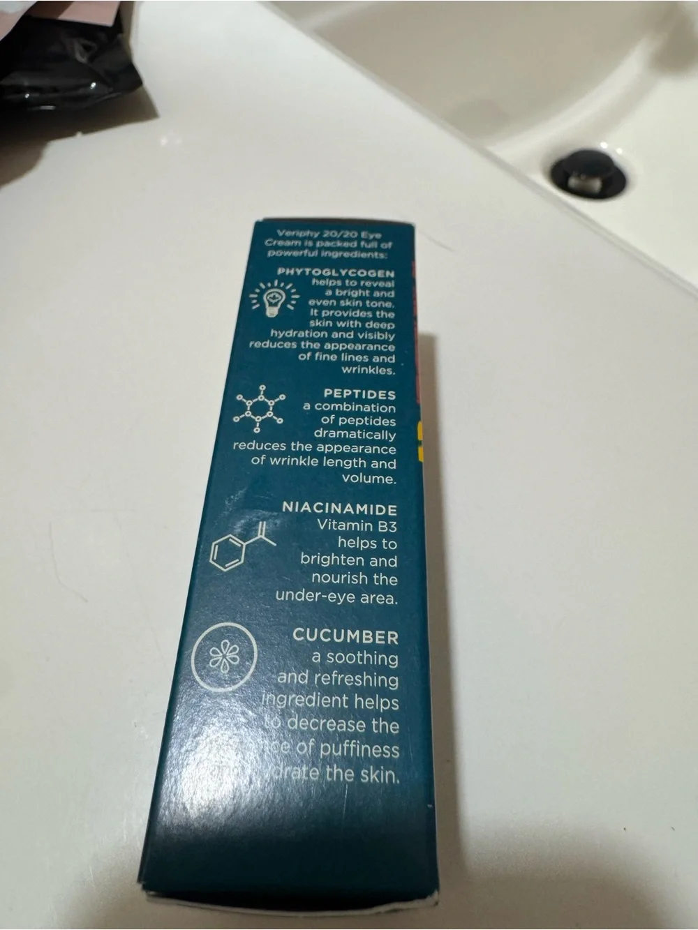 20/20 Phytoglycogen + Peptides Eye Cream — Teal Packaging
